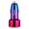 Baseus Magic USB + USB-C QC 4.0 PD 45W autós töltő (piros-kék)