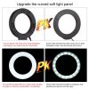 LED Puluz gyűrűs lámpa állítható állvánnyal PU391