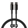 Baseus Tungsten Gold USB-C-USB-C kábel, 100 W, 2 m (fekete)