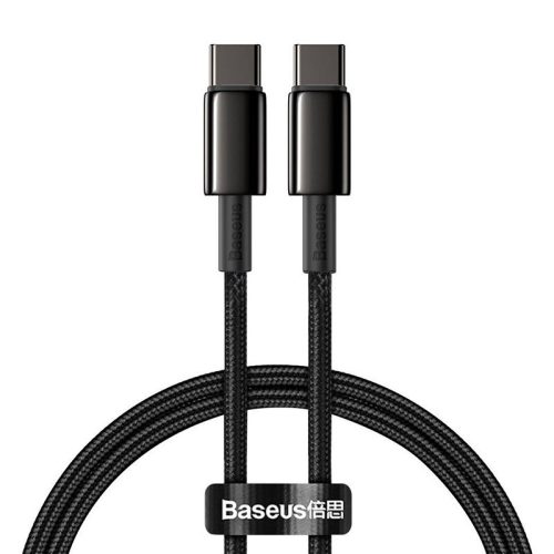 Baseus Tungsten Gold USB-C-USB-C kábel, 100 W, 2 m (fekete)