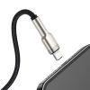 Baseus Cafule USB-Lightning kábel, 2,4A, 1 m (fekete)