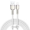 Baseus Cafule USB-Lightning kábel, 2,4A, 2m (fehér)