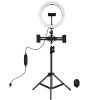 PULUZ LED gyűrűs lámpa / állvány 26cm 3x Smartphone PKT3070B