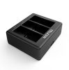 Telesin háromcsatornás töltő GoPro Hero 12 / Hero 11 / Hero 10 / Hero 9 kamerákhoz