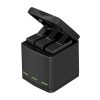 Telesin Box háromcsatornás töltő GoPro Hero 5/6/7/8 + 2 akkumulátorhoz (GP-BNC-801)