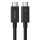 UGREEN US501 USB-C-USB-C kábel, Gen3, 100 W, 4K, 0,8 m (fekete)