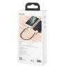 Kábel USB Lightning Baseus Cafule, 2.4A, 0,25m (czarny)