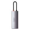 Baseus 5 az 1-ben hub USB-C - 3x USB 3.0 + HDMI + USB-C, PD