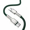 Baseus Cafule USB-C-USB-C kábel, 100 W, 2 m (zöld)