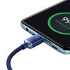 Baseus Crystal Shine USB-C USB-C kábel, 100W, 2m (kék)