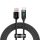 Baseus Display USB-USB-C kábel kijelzővel, 66W, 2m (fekete)