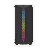 Darkflash DK151 LED-es számítógépház + 3 RGB ventilátor (fekete)