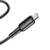 USB-Micro USB kábel Vipfan Colorful X11, 3A, 1m (fekete)