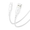 USB-Micro USB kábel Vipfan Colorful X12, 3A, 1m (fehér)