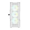 Darkflash DK431 számítógépház + 4 ventilátor (fehér)
