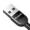 Mcdodo Omega USB USB-C rugós kábel CA-6420 1.8m (fekete)