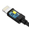 USB Lightning kábel Choetech IP0026, MFi, 1.2m (fekete)