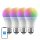BroadLink LB4E27 intelligens WiFi LED RGB izzó (4 db)