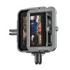 Telesin alumínium biztonsági tok GoPro Hero 12 / 11 / 10 / 9 kamerához függőleges fogantyúval