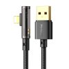 Prisma USB-ről villámra csatlakozó szögkábel Mcdodo CA-3511,1.8m (fekete)
