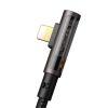 Prisma USB-ről villámra csatlakozó szögkábel Mcdodo CA-3511,1.8m (fekete)