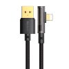Prisma USB-ről villámra csatlakozó szögkábel Mcdodo CA-3511,1.8m (fekete)