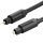 Toslink audio optikai kábel Vention BAEBF 1m (fekete)