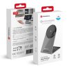 FORCELL F-ENERGY Flip Charge Qi2 15W wireless charger MagSafe kompatibilis silver