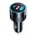 Choetech TC0011 130W 2x USB C 1x USB A autós töltő (fekete)