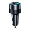 Choetech TC0011 130W 2x USB C 1x USB A autós töltő (fekete)