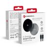 FORCELL F-ENERGY Smart Charge Qi2 15W wireless charger with 150cm detachable cable MagSafe kompatibilis silver