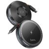 HOCO wireless charger with retractable cable Type C MagSafe kompatibilis and APPLE Watch 15W CQ18 metal gray