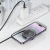 HOCO wireless charger with retractable cable Type C MagSafe kompatibilis and APPLE Watch 15W CQ18 metal gray
