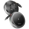 HOCO wireless charger with retractable cable Type C MagSafe kompatibilis and APPLE Watch 15W CQ18 silver