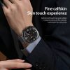 DUX DUCIS strap YA genuine leather 47 mm black