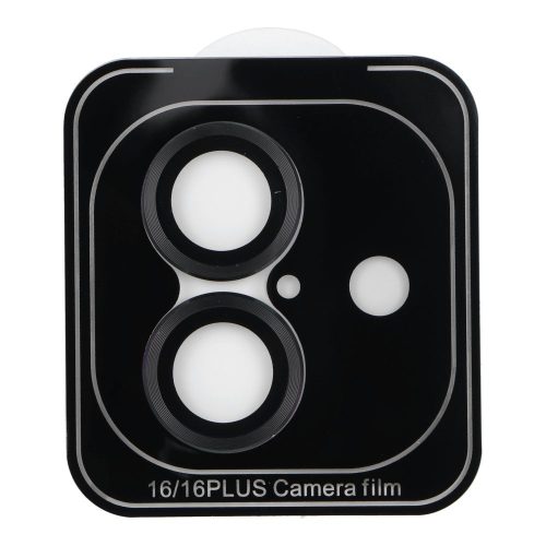 Camera PROTECTOR 9H for IPHONE 16 / 16 PLUS balck