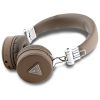 GUESS wireless headphones bluetooth ENC GUBH70PGTSPSW (Grained Classic Round Shape) brown