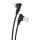 Foneng X70 USB-Micro USB ferde kábel, 3A, 1m (fekete)