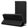 LUNA Oldalra nyíló tok Carbon - XIAOMI Redmi Note 14 PRO 5G / 14 PRO PLUS 5G black