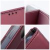 SMART MAGNETO Oldalra nyíló tok - XIAOMI Redmi Note 14 PRO 5G / 14 PRO PLUS 5G burgundy