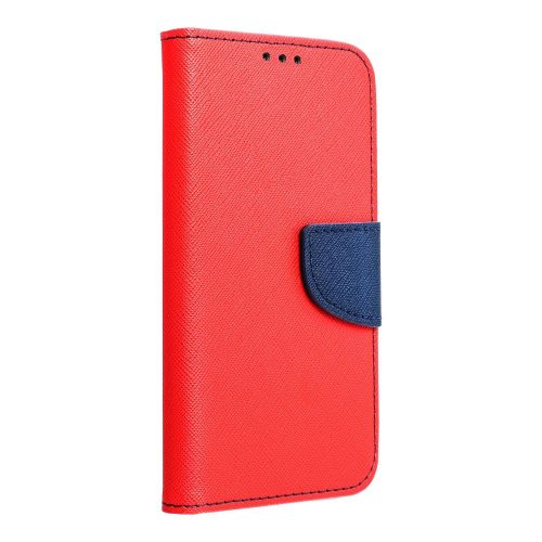 FANCY Oldalra nyíló tok - XIAOMI Redmi Note 14 PRO 5G / 14 PRO PLUS 5G red / navy