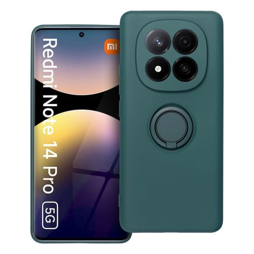 SILICONE RING case - XIAOMI Redmi Note 14 Pro 5G green