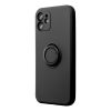 SILICONE RING case - XIAOMI Redmi Note 14 Pro 5G black