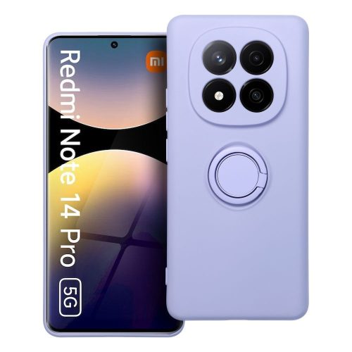 SILICONE RING case - XIAOMI Redmi Note 14 Pro 5G violet