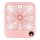 Desk fan with adjustable stand W30 pink