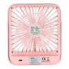 Desk fan with adjustable stand W30 pink