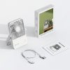 Desk fan with adjustable stand HX-122 white