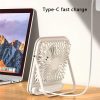 Desk fan with adjustable stand W30 blue