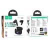 HOCO wireless earphones bluetooth with touch screen TWS ANC + ENC EQ21 midnight black