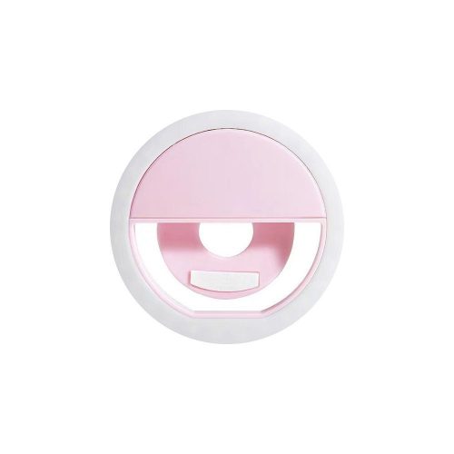 LED light ring for selfie on mobile phone RK-12 pink